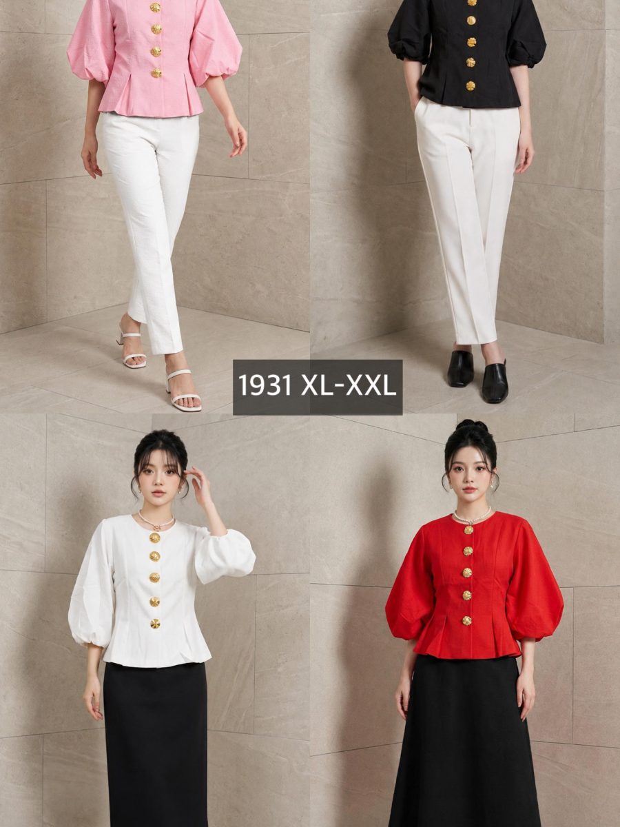 1931 Atasan Kancing gold