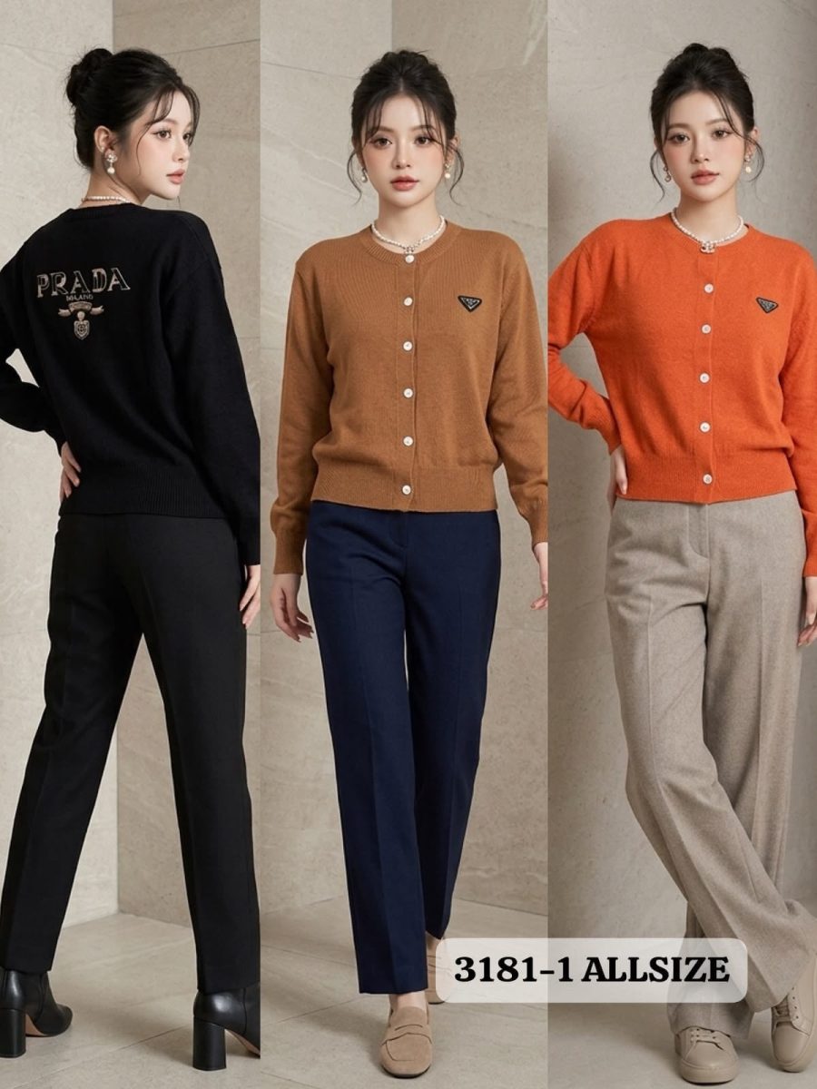 3181-1 atasan rajut prada allsize