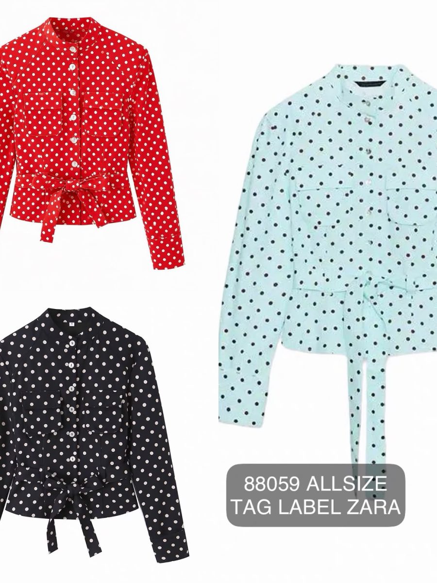 88059 Atasan polkadot