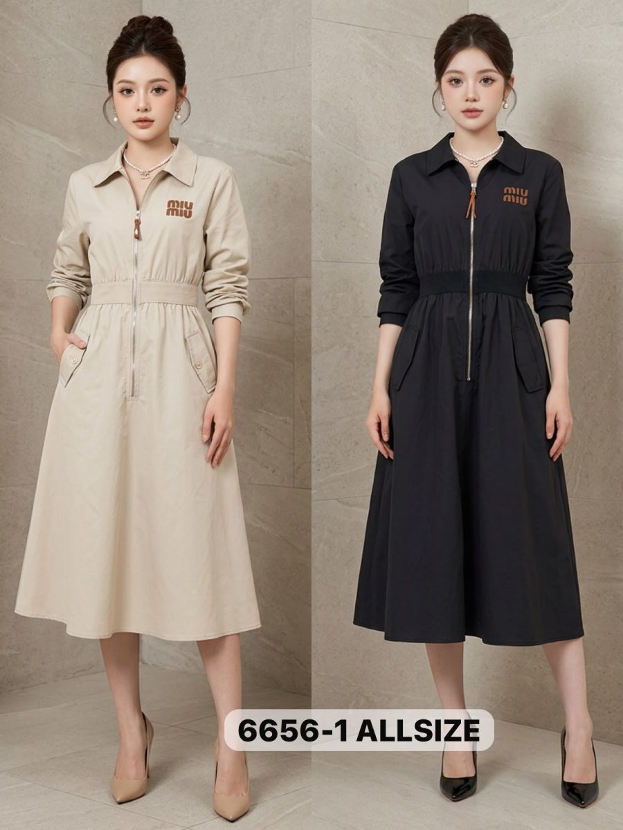 6656-1 Dress katun miu
