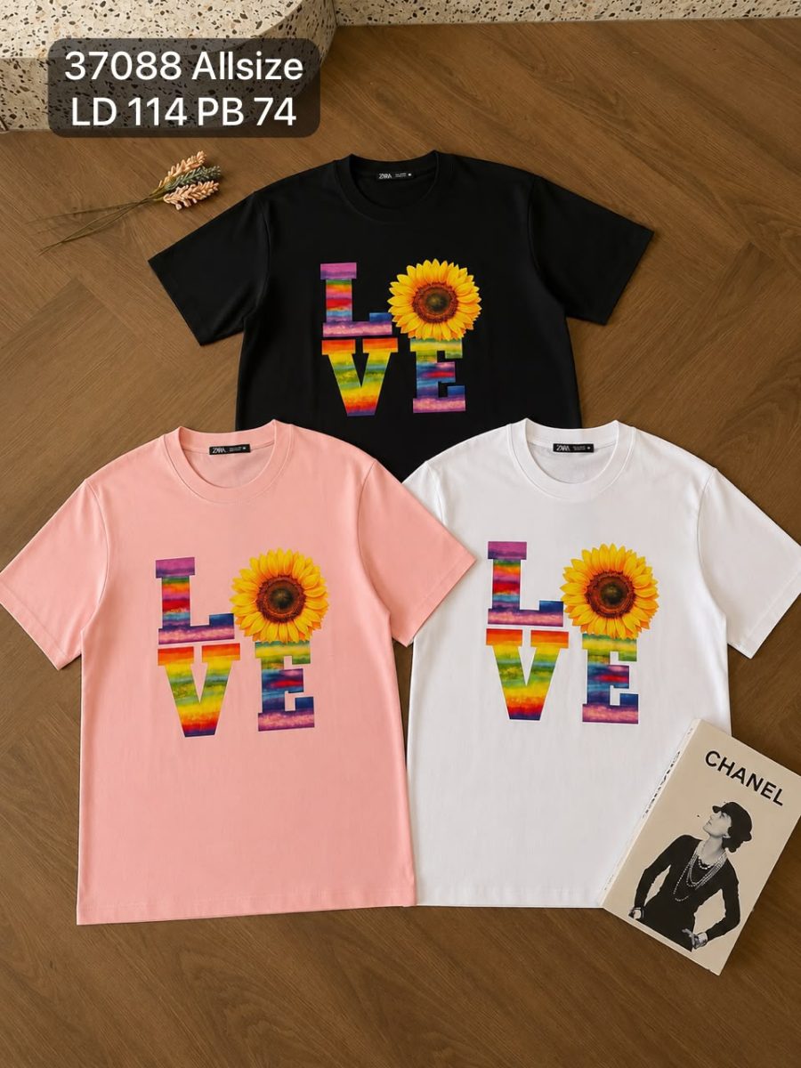 37088 kaos katun print