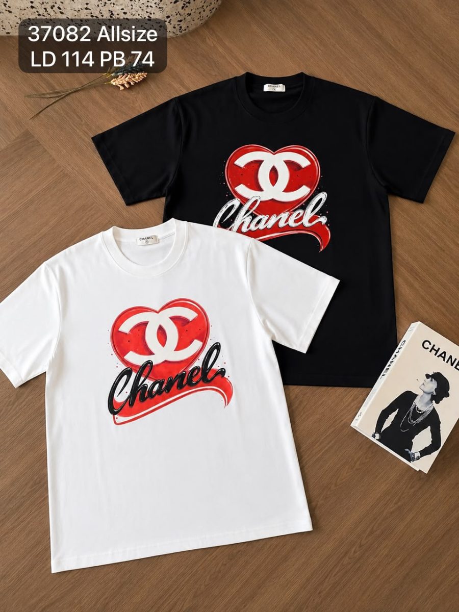 37082 kaos katun print
